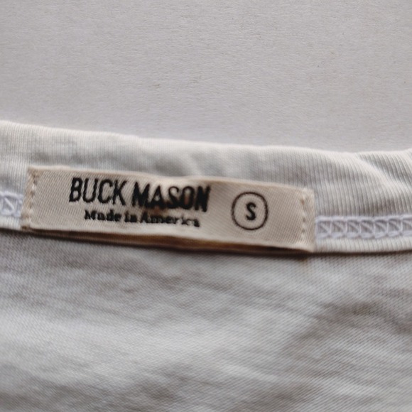 Buck Mason Men's Light Blue T-Shirt – Size Small – New Without Tags - Picture 2 of 4